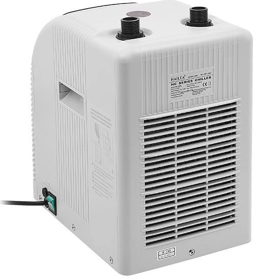 Hailea HC Series 130A Aquarienkühler, Durchlaufkühler mit Kompressor, 50-, weiß