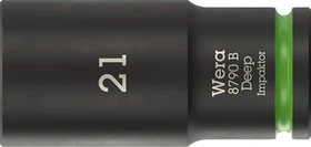 Wera 8790 B Impaktor Deep Außensechskant Steckschlüssel 3/8", 21x63mm