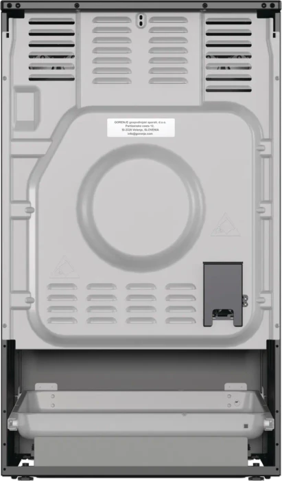 Gorenje GECS5C70BPA Elektroherd mit Glaskeramik-Kochfeld