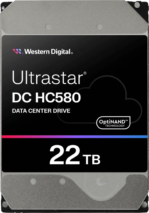 Western Digital Ultrastar DC HC580 22TB, SE, 24/7, 512e / 3.5" / SATA 6Gb/s
