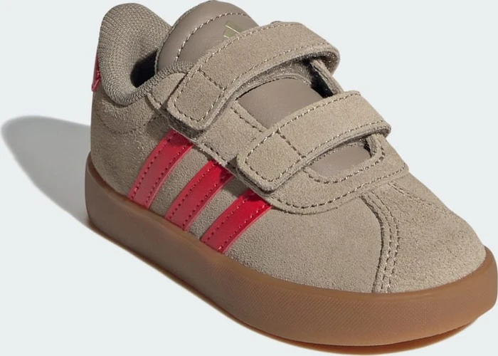 adidas VL Court 3.0 blanch cargo/pure ruby/gold metallic (Junior)