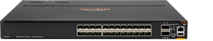 HPE Aruba CX 8360 Rackmount 10G Managed Switch, 24x SFP+, 2x QSFP28, Front to Back Airflow, Bundle (1x)