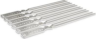 Skotti Pikes Edelstahl-Spieße, 6 Stück