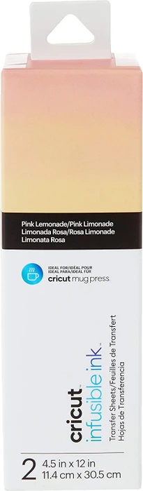 Cricut Infusible Ink Transferfolie Pink Lemonade, 2 Stück
