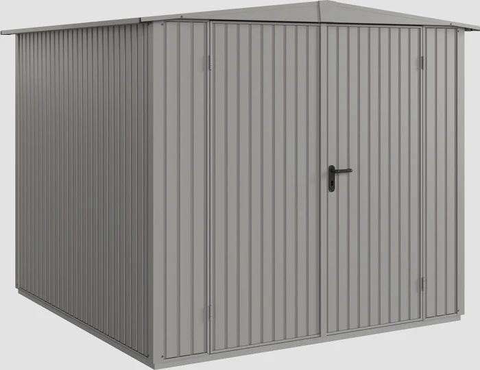 EcoStar Trend Euroline Typ 2 Gerätehaus graualuminium
