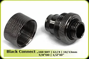 Nanoxia Black Connect 160 SHT, Schlauchanschluss