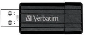 Verbatim Store 'n' Go PinStripe 4GB schwarz, USB-A, USB 2.0