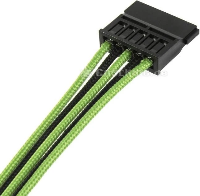 BitFenix Alchemy 2.0 SSC-Series Kabel Kit für Netzteile, schwarz/grün