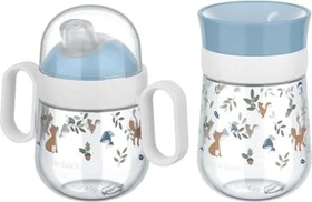 Mepal Mio 360° Trinkbecher, 9+M, 300ml, forest friends