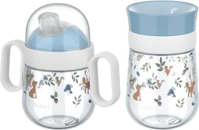 Mepal Mio 360° Trinkbecher, 9+M, 300ml, forest friends