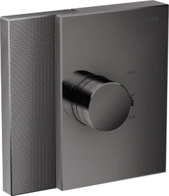Hansgrohe Axor Edge Thermostat HighFlow Diamantschliff polished black chrome