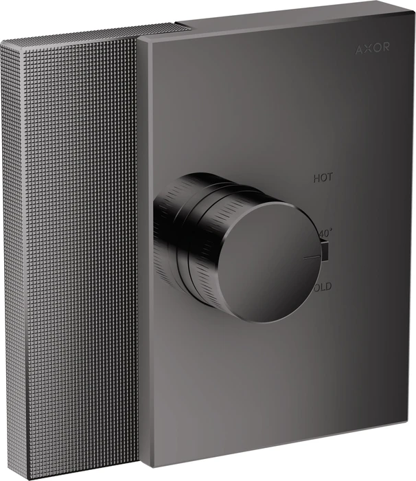 Hansgrohe Axor Edge Thermostat HighFlow Diamantschliff polished black chrome
