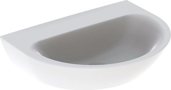 Geberit Renova Waschtisch 65cm, ohne Hahnloch, ohne Überlauf, weiß/KeraTect