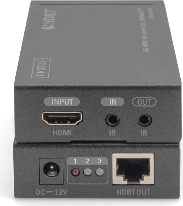 Digitus HDMI Extender Set Extender HDBaseT 1.0, 4K, 30Hz, Cat5e/6/6a/7/8, 40m