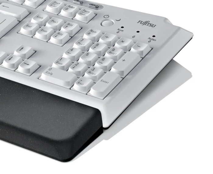 Fujitsu KBPC PX ECO Keyboard, hellgrau/schwarz, USB, DE