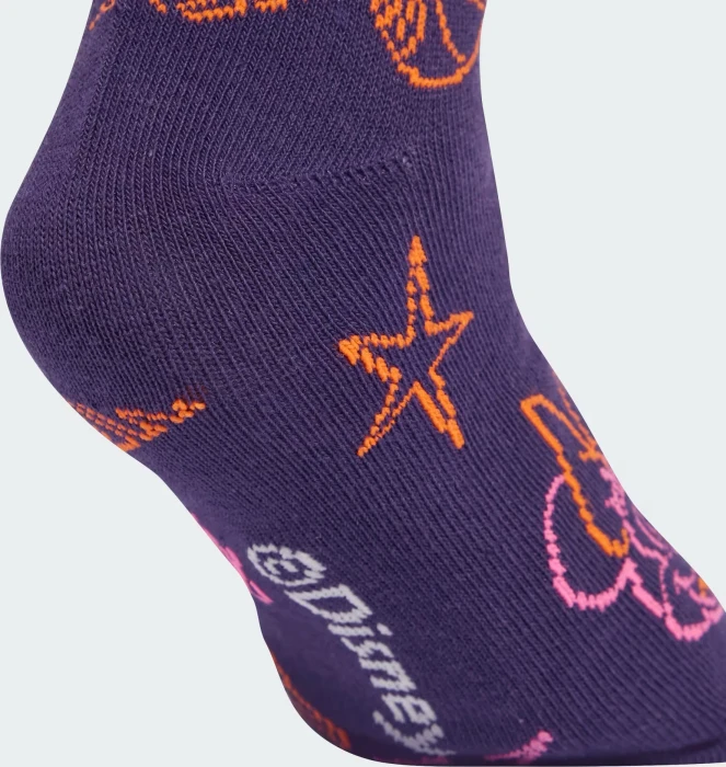 adidas Disney Minnie Maus Socken off white/aurora ink/powder plum, 3 Paare (Junior)