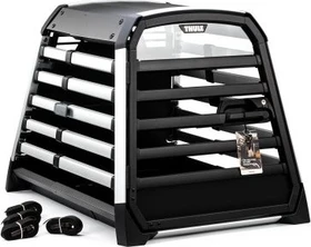 Thule Allax M, Hundebox fürs Auto, schwarz/grau