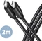 Axagon USB-C Kabel, USB 3.0, 5Gb/s, 60W PD, USB-C [Stecker] auf USB-C [Stecker], 2m Vorschaubild