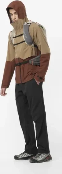 Salomon Outerpath Pro 2.5L Funktionsjacke rum raisin/shitake (Herren)