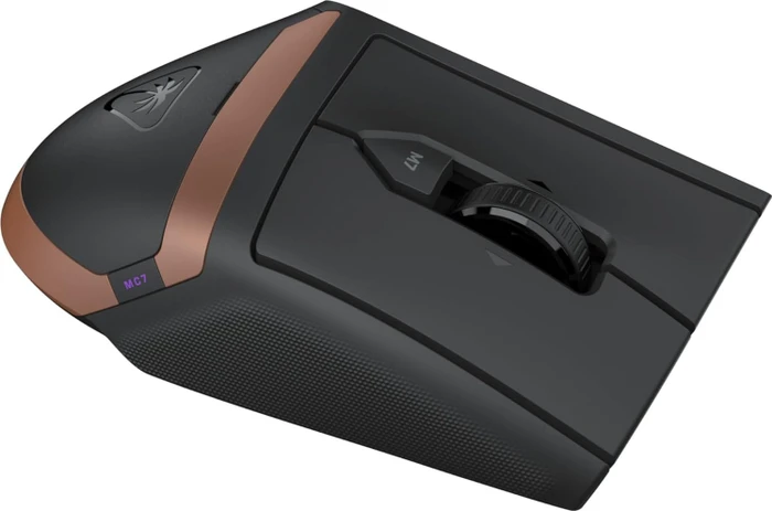 Turtle Beach Command Series MC7 Wireless Touchscreen Gaming Mouse, schwarz/bronze, USB/Bluetooth