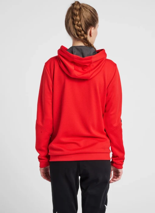 hummel Authentic Poly Zip Hoodie true red (Damen)
