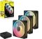 Corsair iCUE LINK LX120-R RGB Starter Kit, schwarz, LED-Steuerung, 120mm, 3er-Pack Vorschaubild