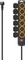 Hama Steckdosenleiste mit Schalter, 6-fach, IP44, Wandmontage, 2m, schwarz Vorschaubild