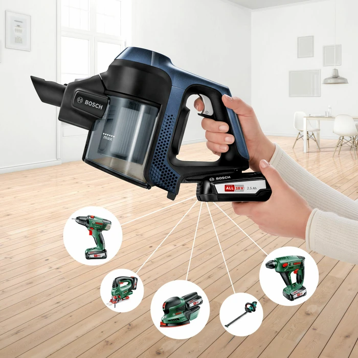 Bosch Serie 6 BBS611PCK Unlimited Akku-Handstaubsauger