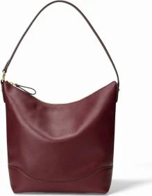 Ralph Lauren Tasha Beutel Large Schultertasche granatrot