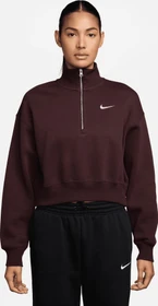 Nike Sportswear Phoenix Fleece Kurz Sweatshirt burgundy crush/sail