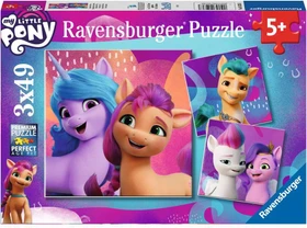 Ravensburger Puzzle My Little Pony Movie 3x 49