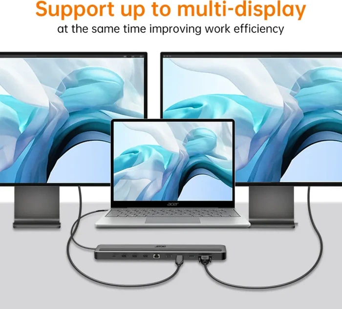 Acer 13-in-1 Docking-Ständer, USB-C 3.0 [Stecker]