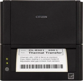 Citizen CL-E321 schwarz, Thermodirekt/Thermotransfer