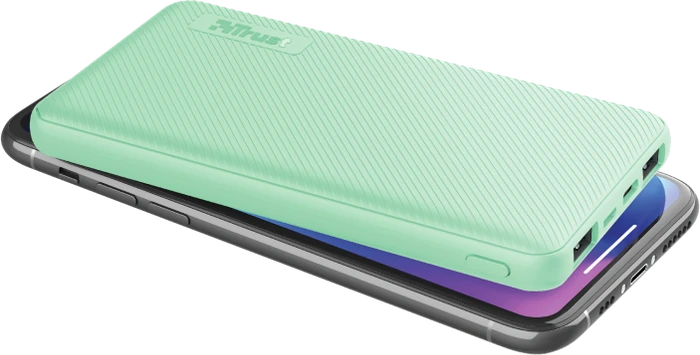 Trust Primo Ultra-thin Powerbank 10000mAh türkis