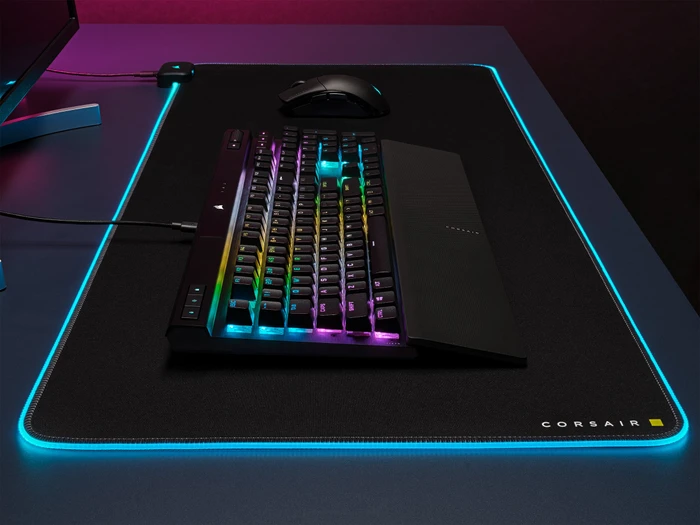 Corsair Gaming K70 RGB PRO, MX SPEED RGB Silver, USB, DE
