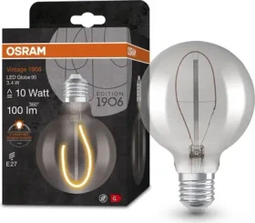 Osram Ledvance Filament LED Vintage 1906 Globe 95 3.4W/818 E27