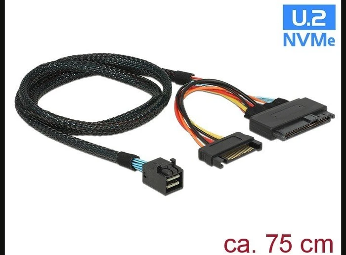 DeLOCK U.2 miniSAS HD -> U.2 2.5"