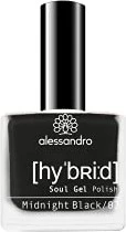 Alessandro Hybrid Soul Gel Nagellack 120 midnight black, 8ml