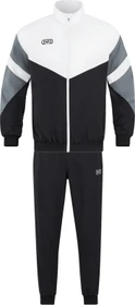 Jako Retro Trainingsanzug schwarz/weiß/steingrau