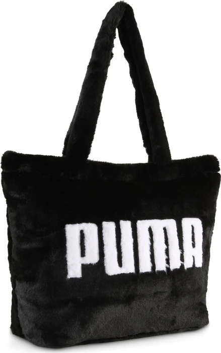 Puma UP Faux Fur Teenager Shopper puma black