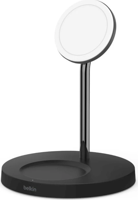 Belkin BoostCharge Pro 2-in-1 Wireless Charger Stand mit MagSafe schwarz