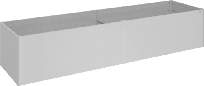 Biohort Hochbeet 4x1 silber-metallic (64085)