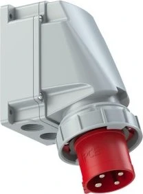 PCE CEE-Wandgerätestecker 63A 4p 6h IP67 POWER TWIST