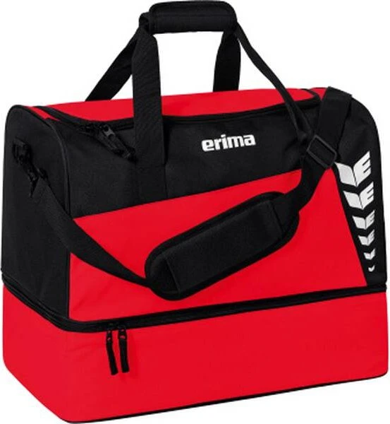 Erima Six Wings Bodenfach M Sporttasche rot/schwarz