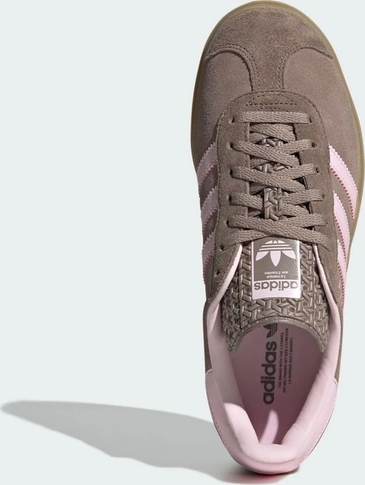 adidas gazelle silver green womens ADIDAS ORIGINALS Damen Gazelle Stack Sneakers in Braun  Pavidas