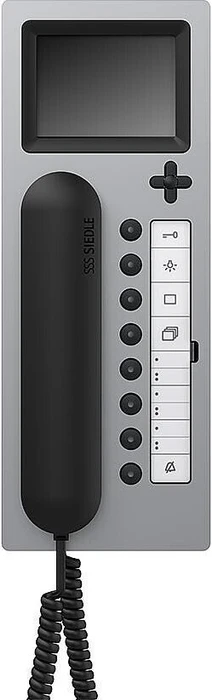 Siedle Haustelefon AHTV 870-0 A/S Aluminium/schwarz, Innenstation