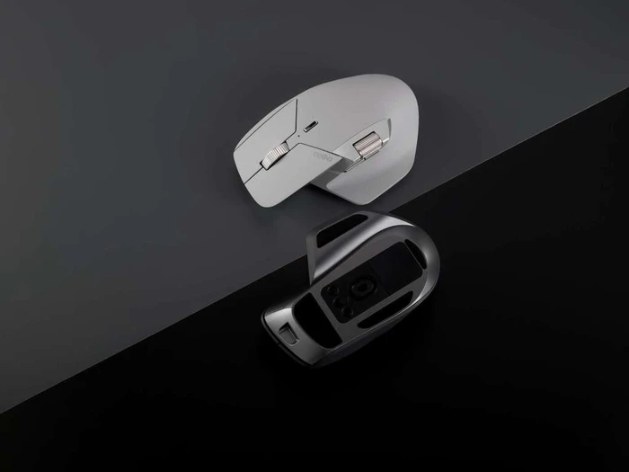 Rapoo MT760M Wireless Multi-mode Mouse grau/weiß, USB/Bluetooth