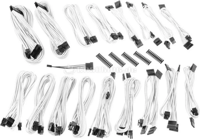 BitFenix Alchemy 2.0 CSR-Series Kabel Kit für Netzteile, weiß