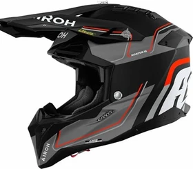 Airoh Aviator 3 Leader matt schwarz/grau/orange