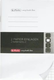 Herlitz my.book Refill flex Papiereinlage, A6, Lineatur 52, 80 Blatt